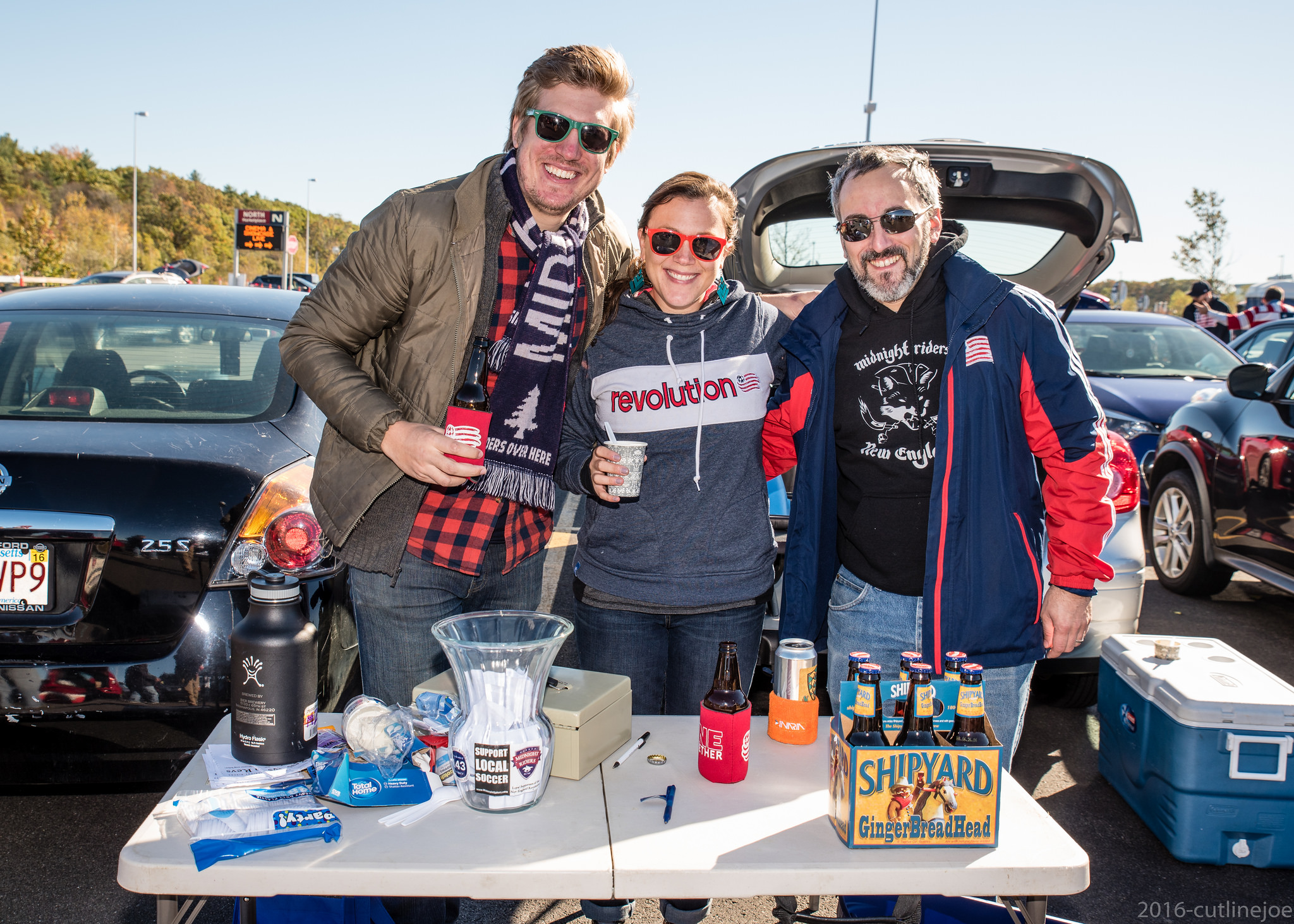 Riders at a Tailgate